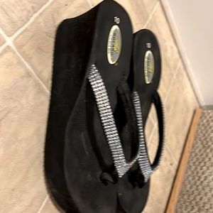 Bolaro rhinestone size 10 wedges